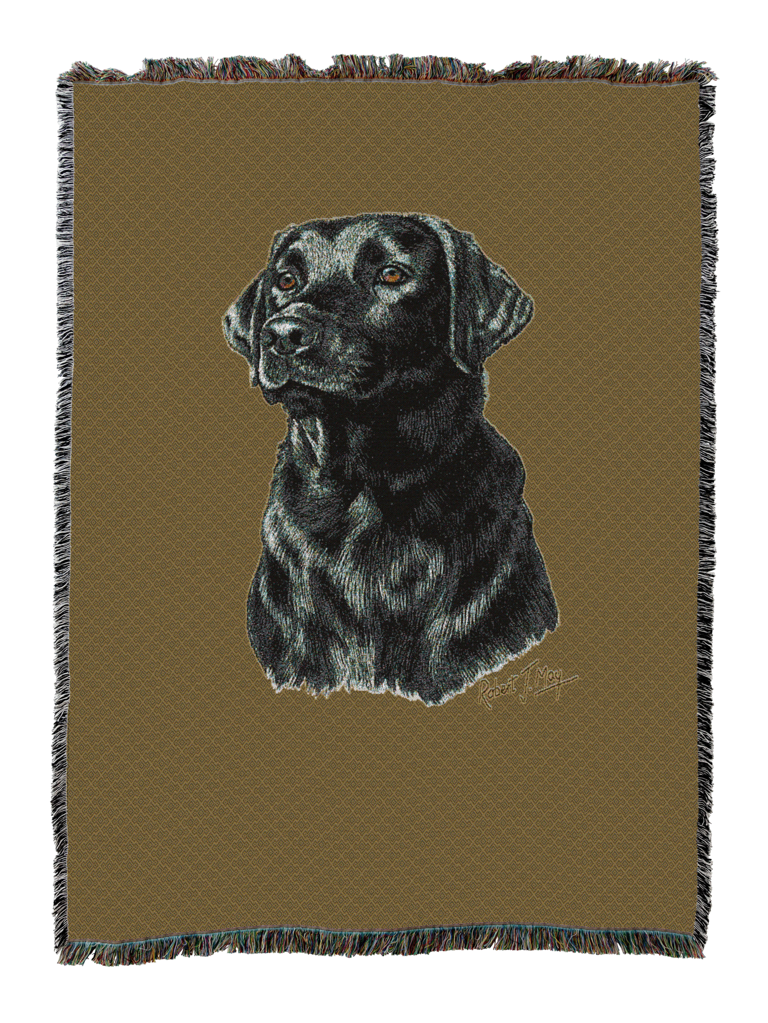 Labrador Retriever Black Blanket