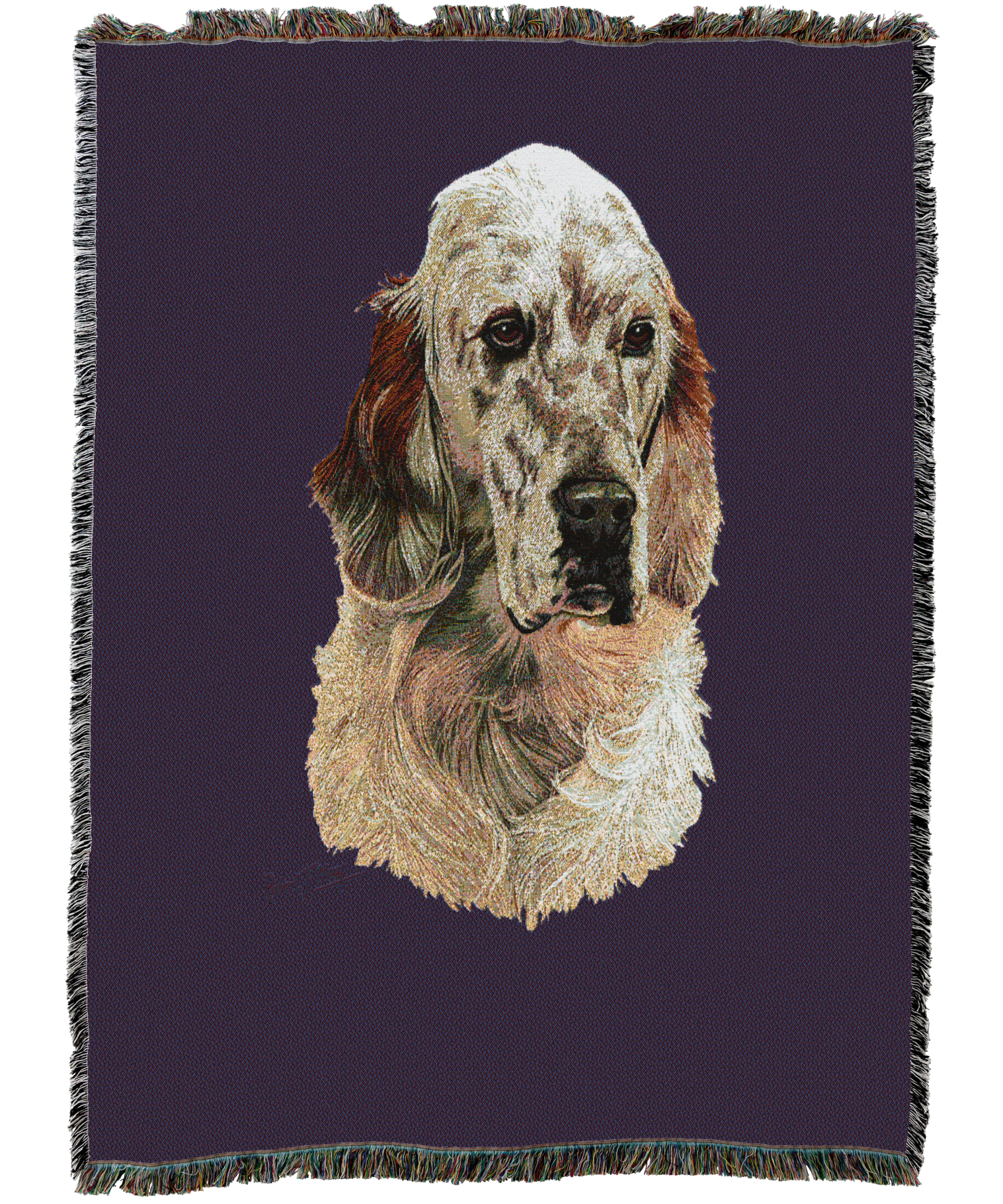 English Setter Blanket Purple