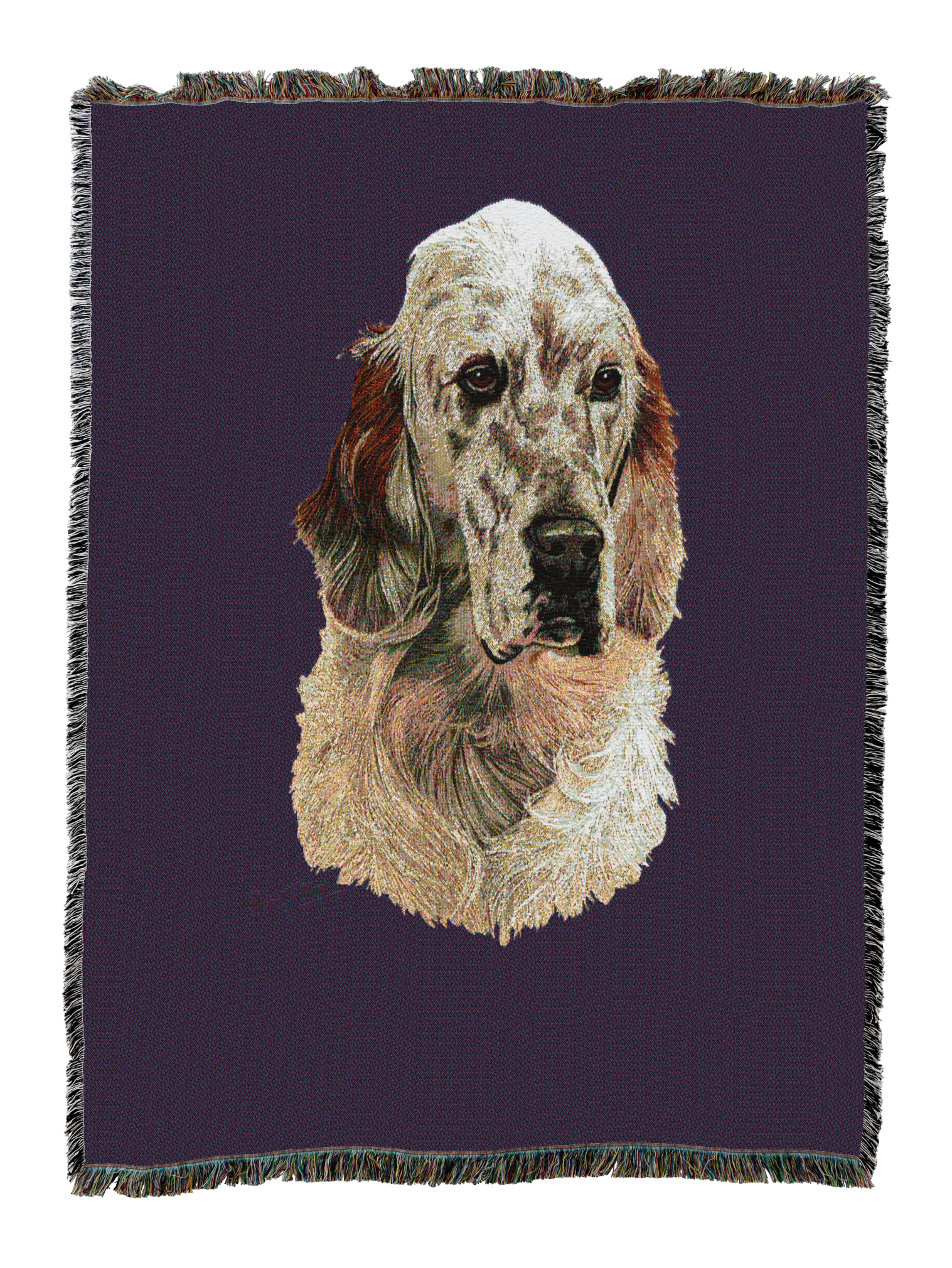 English Setter Blanket Purple