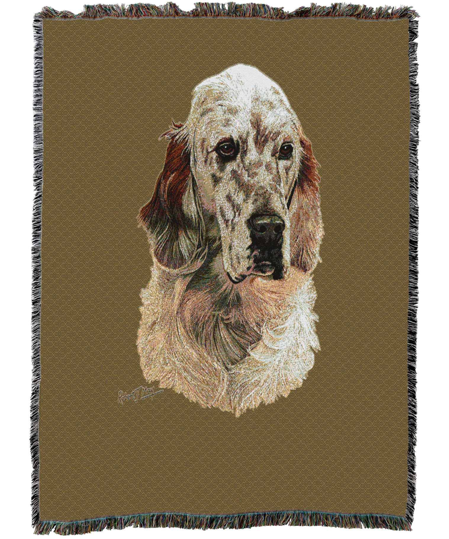 English Setter Blanket Sand