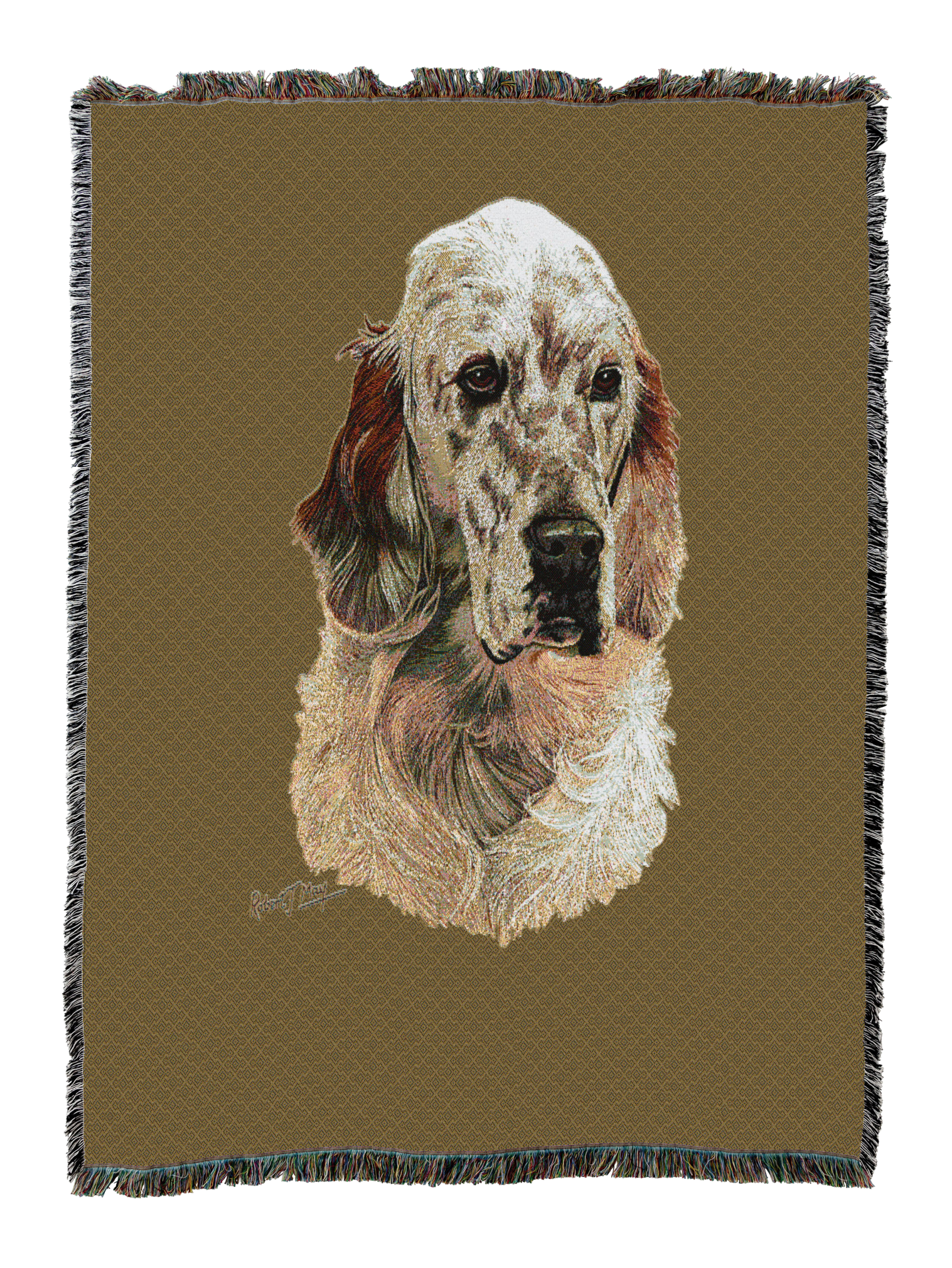 English Setter Blanket Sand