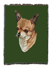 Chihuahua Blanket Green