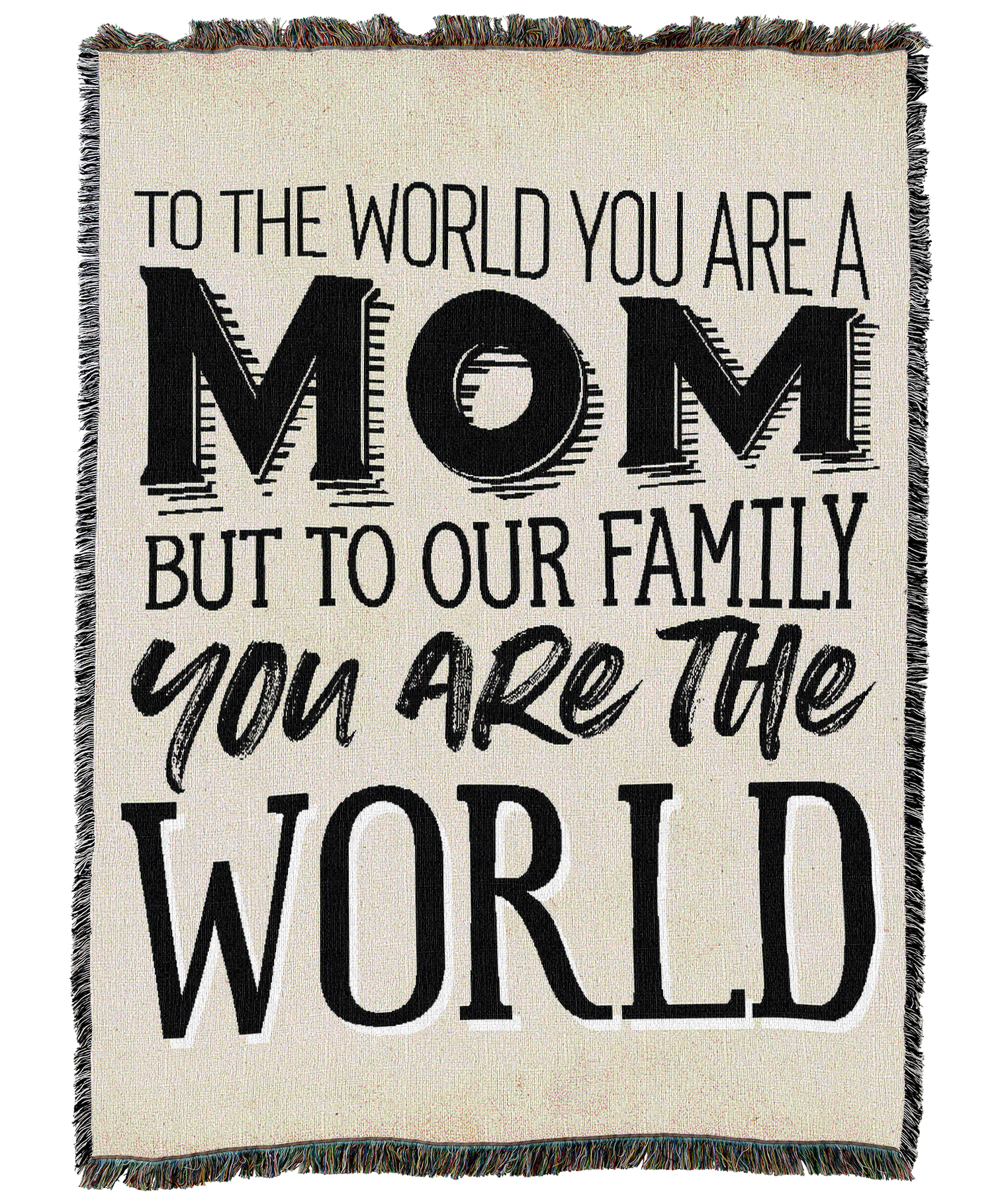 You Are The World Mom Blanket