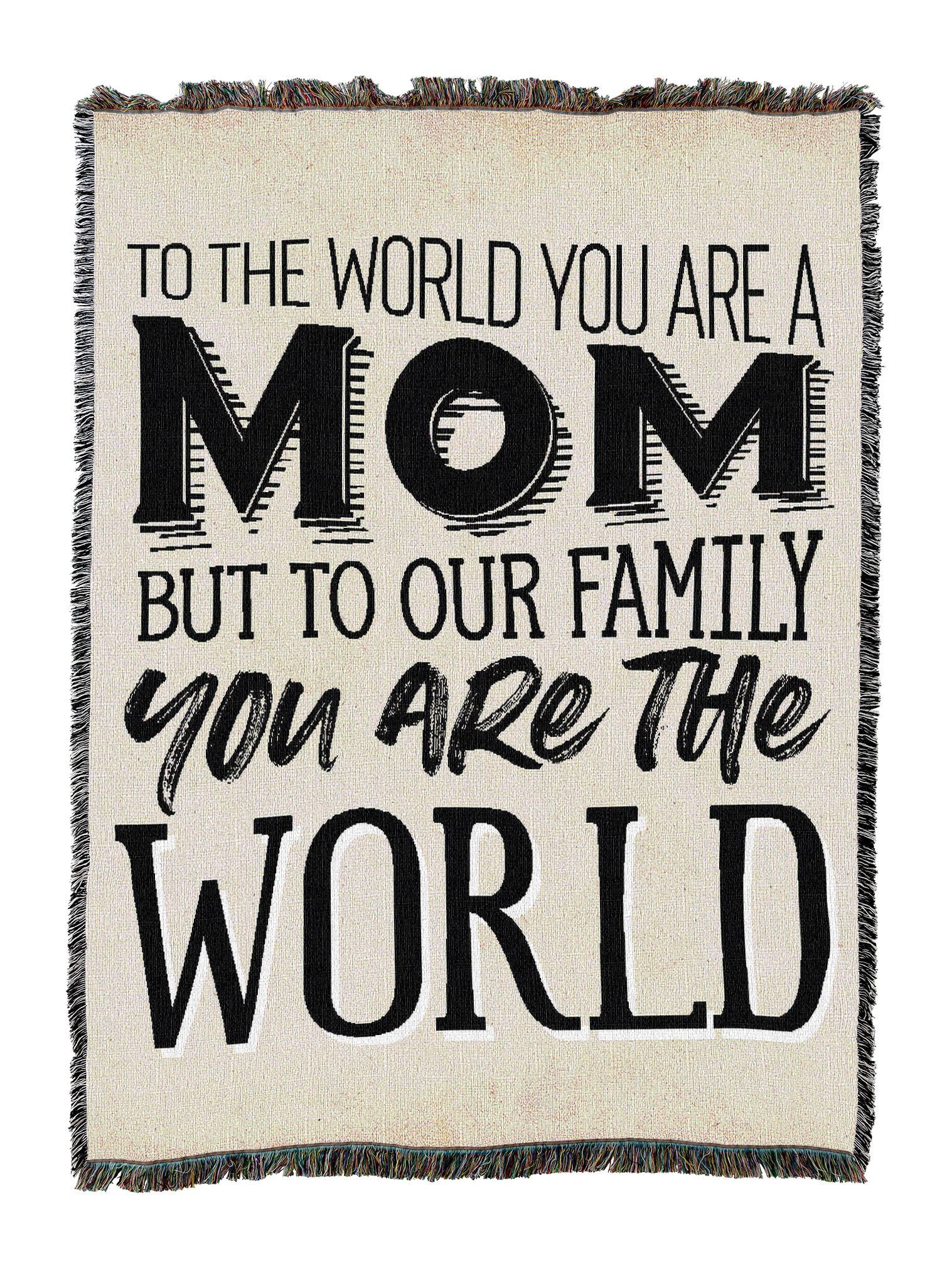 You Are The World Mom Blanket