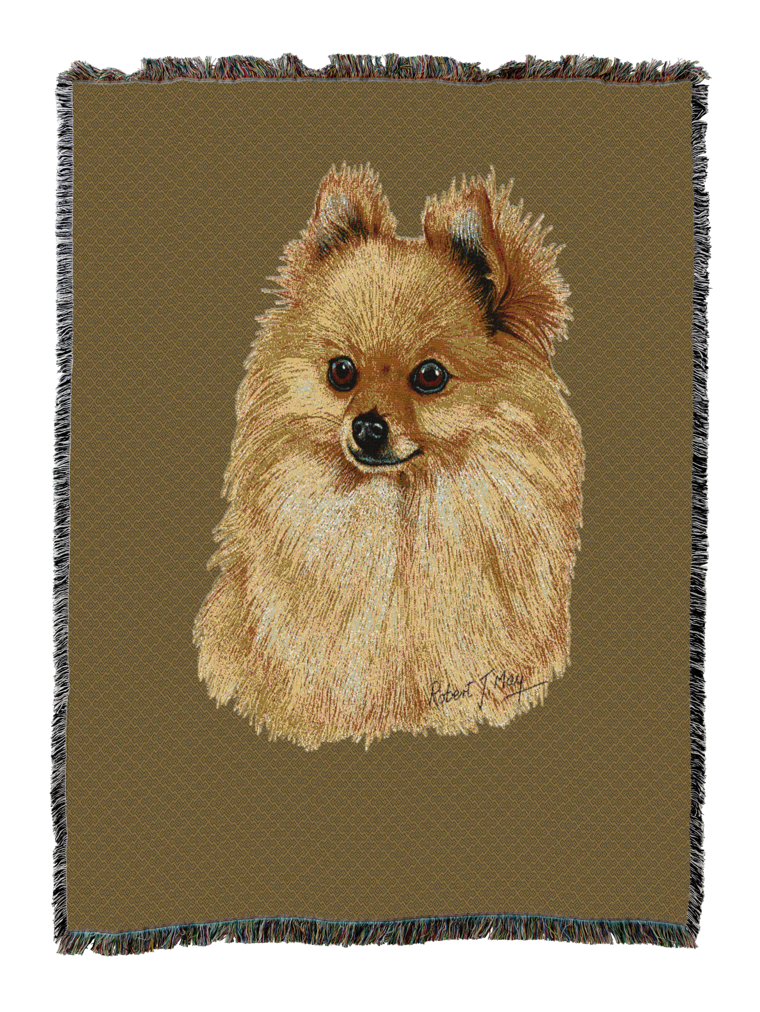 Pomeranian Blanket Sand