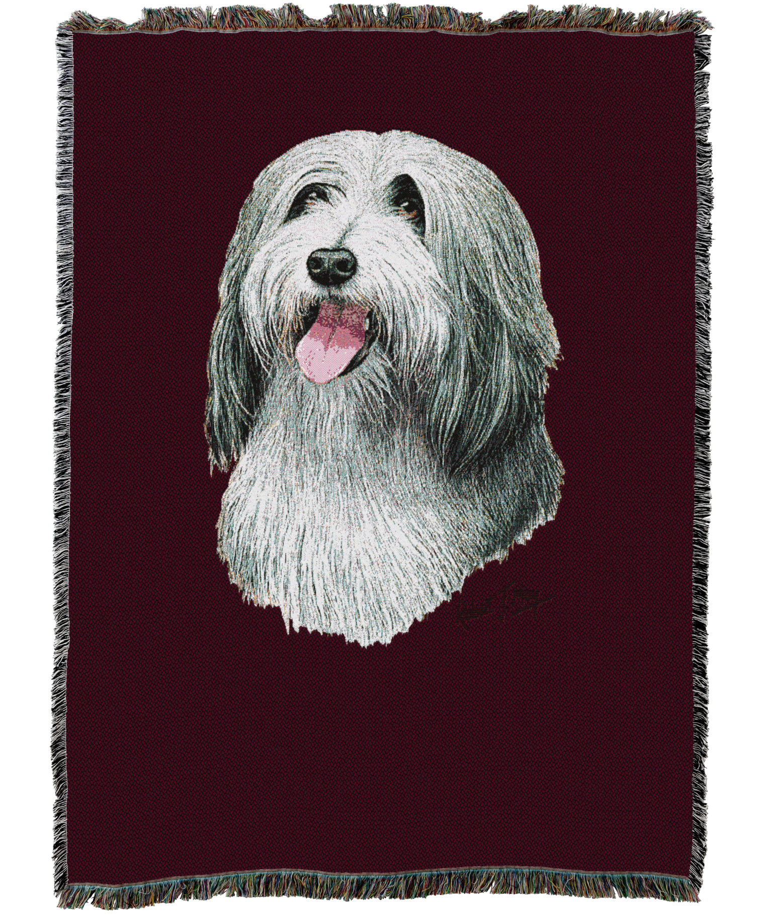 Bearded Collie Blanket