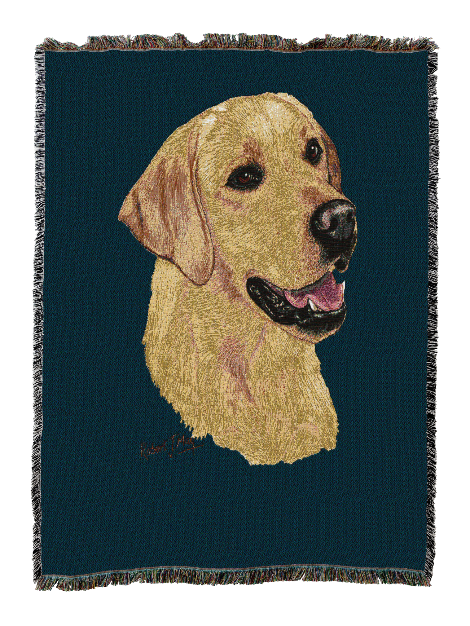 Labrador Retriever Yellow Blanket