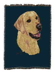 Labrador Retriever Yellow Blanket
