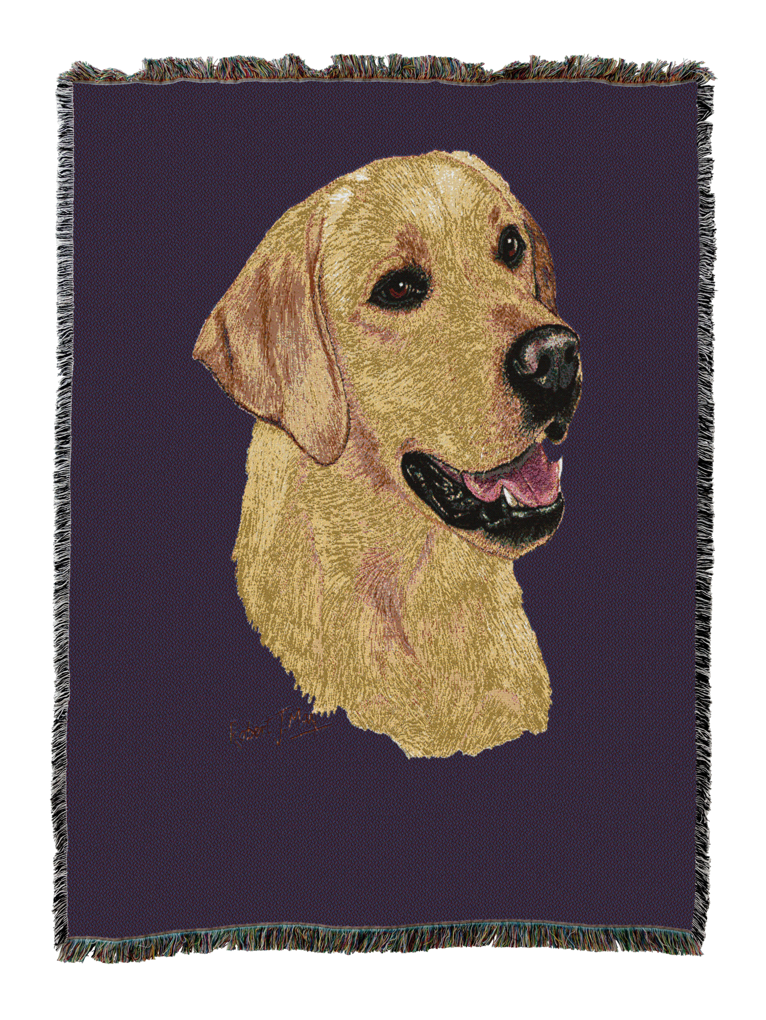 Labrador Retriever Yellow Blanket