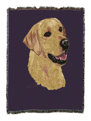 Labrador Retriever Yellow Blanket