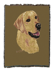 Labrador Retriever Yellow Blanket