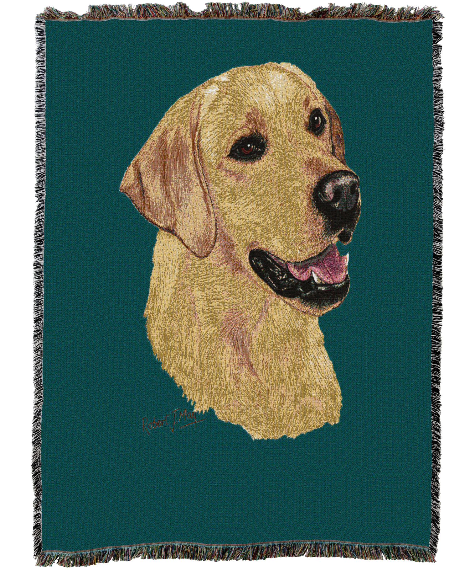 Labrador Retriever Yellow Blanket