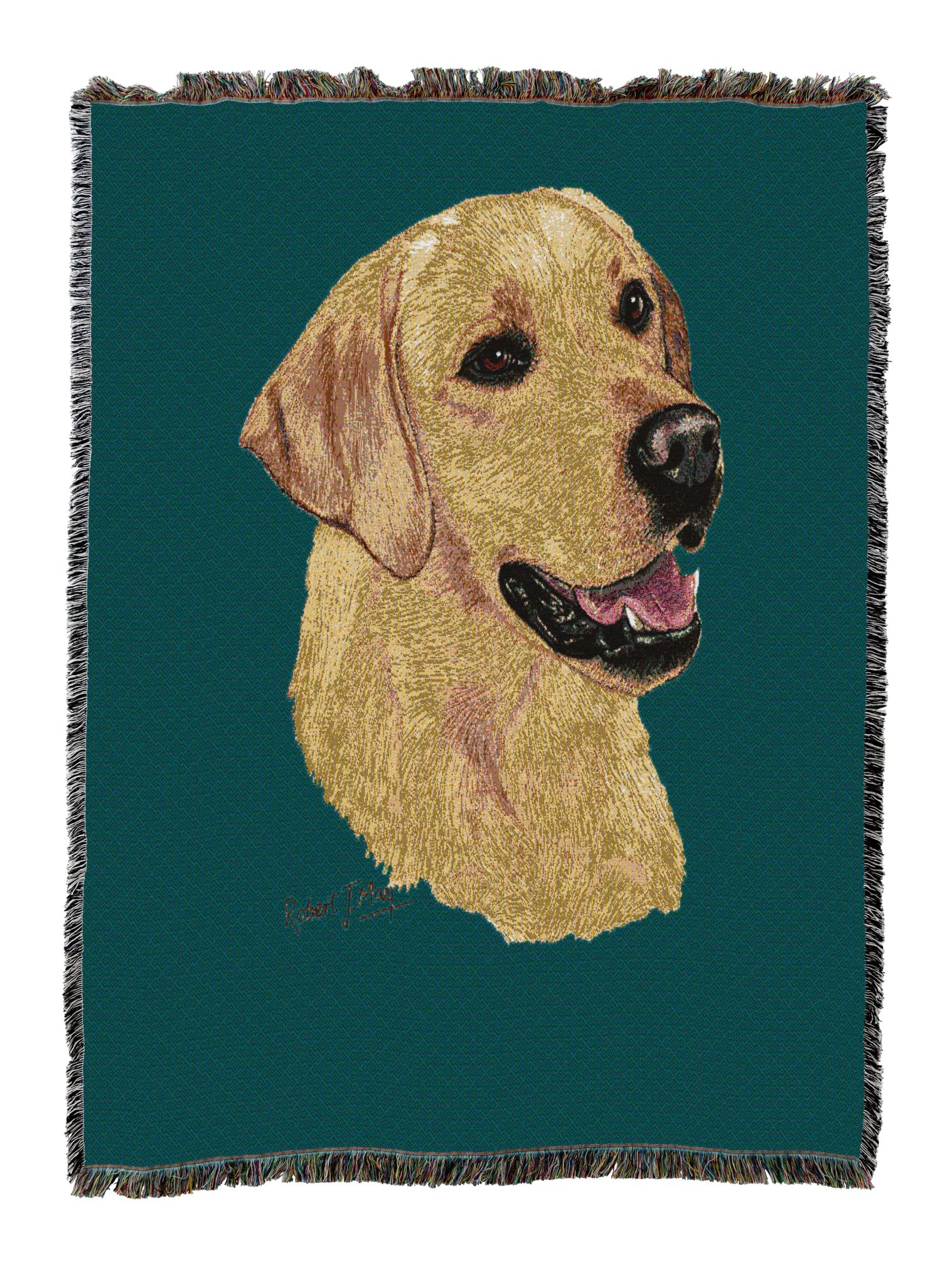 Labrador Retriever Yellow Blanket