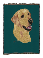 Labrador Retriever Yellow Blanket