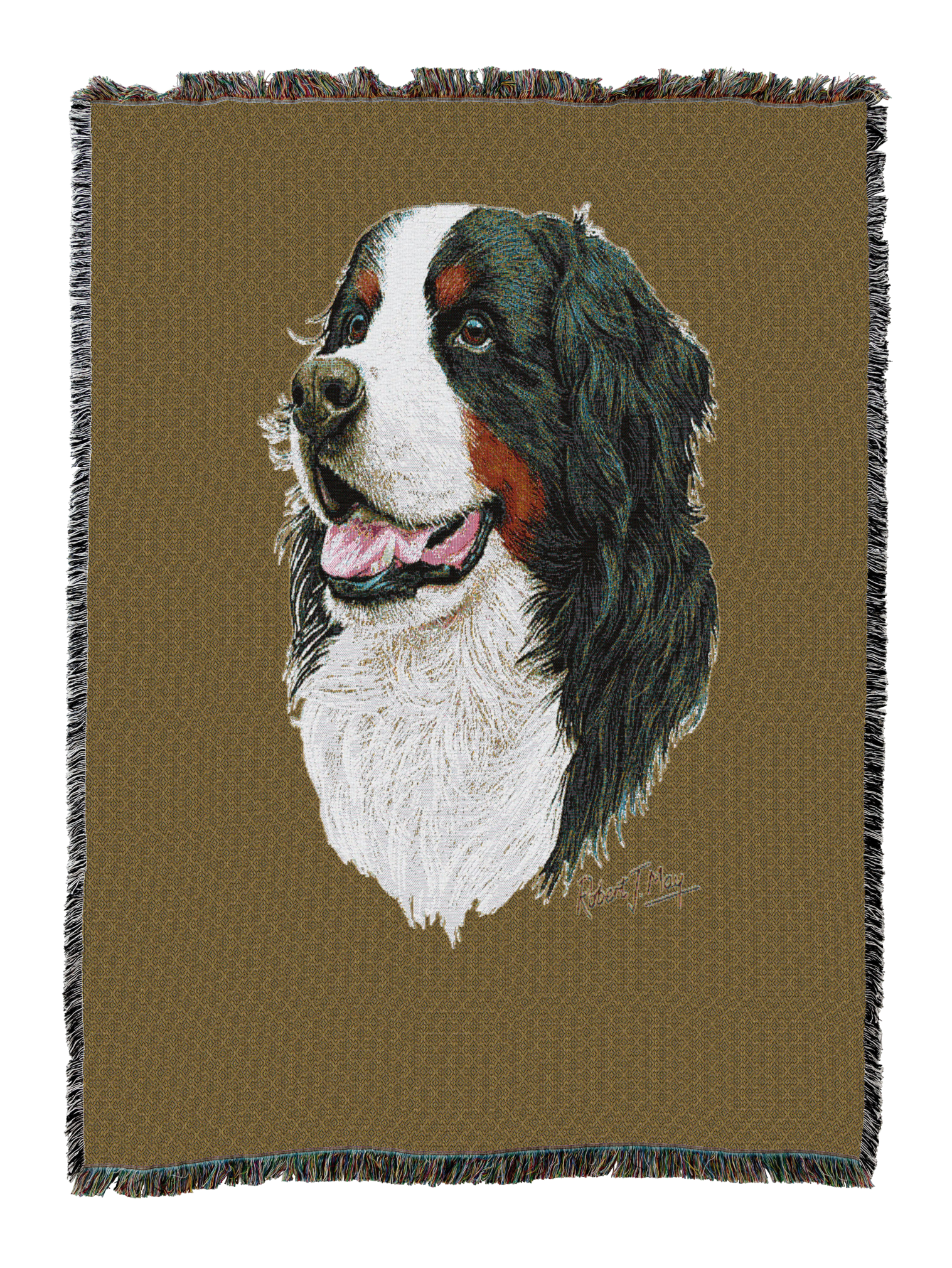 Bernese Mountain Dog Blanket