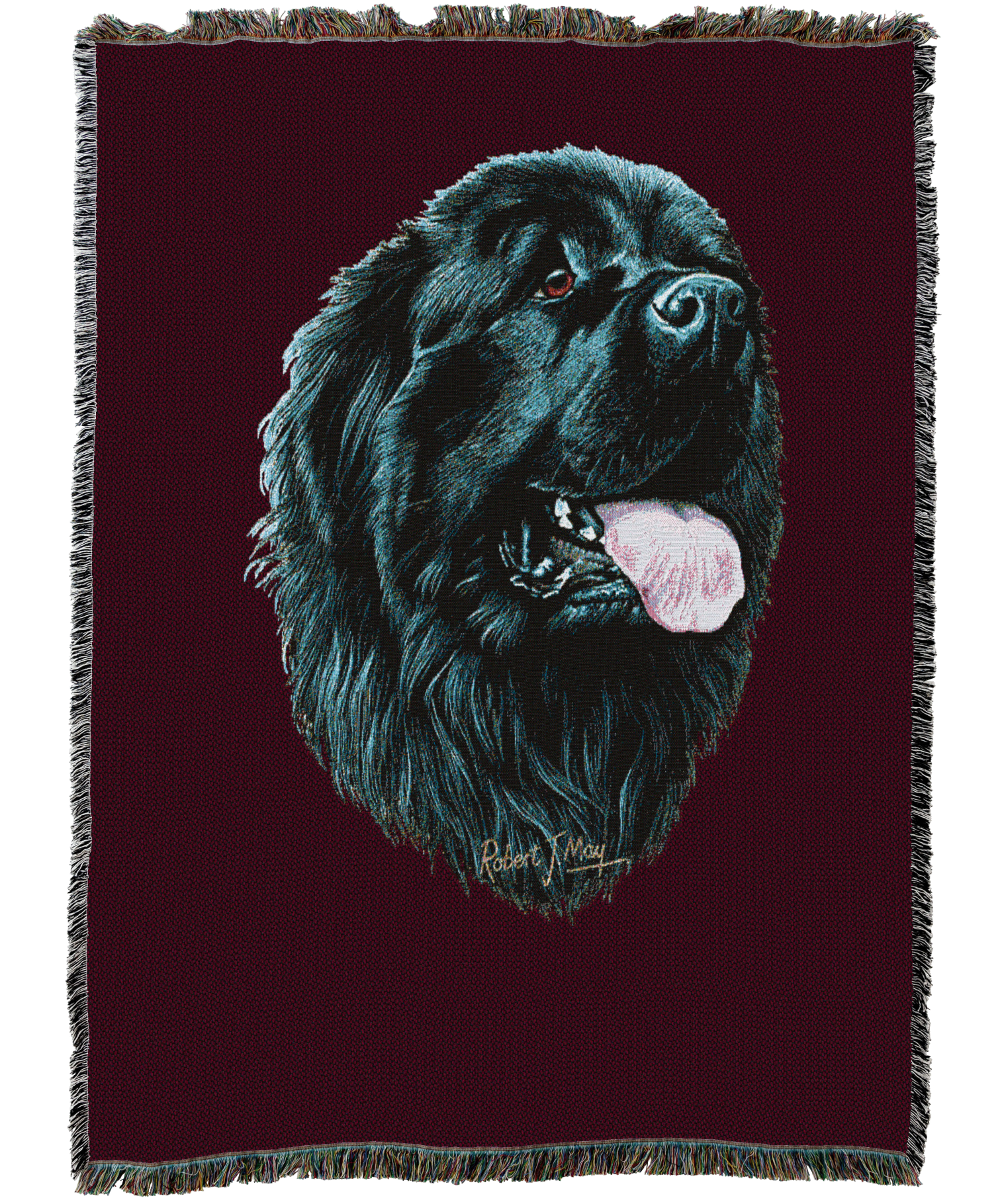 Newfoundland Blanket Red