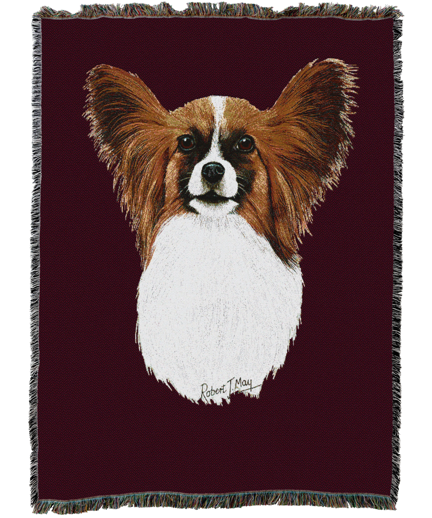 Papillion Blanket Red