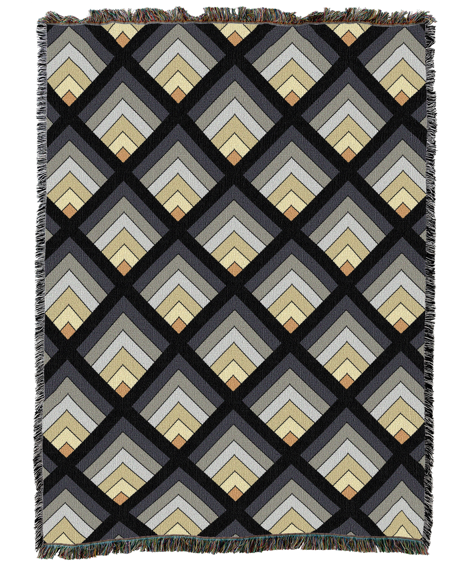 Log Cabin Window Blanket