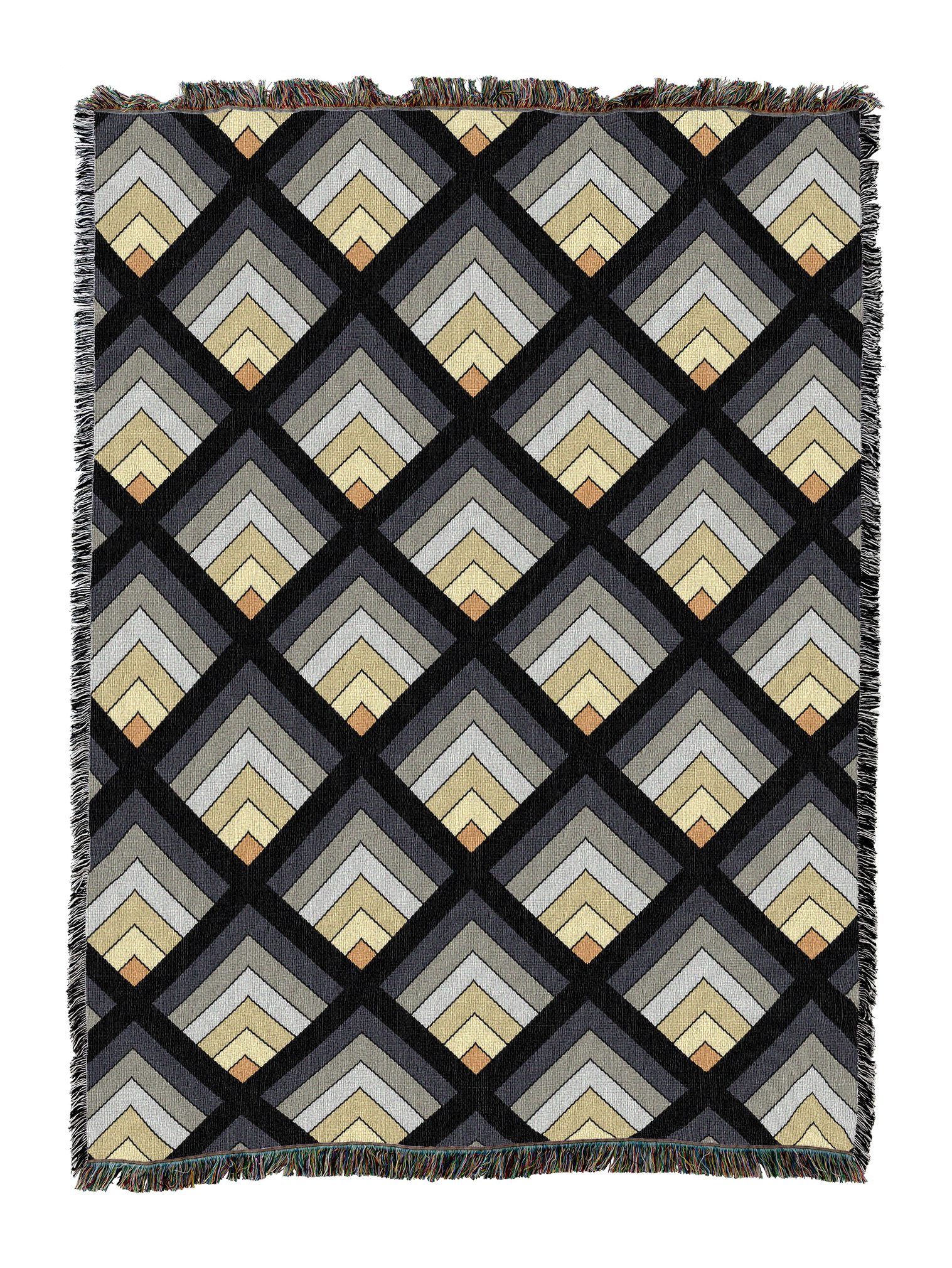 Log Cabin Window Blanket