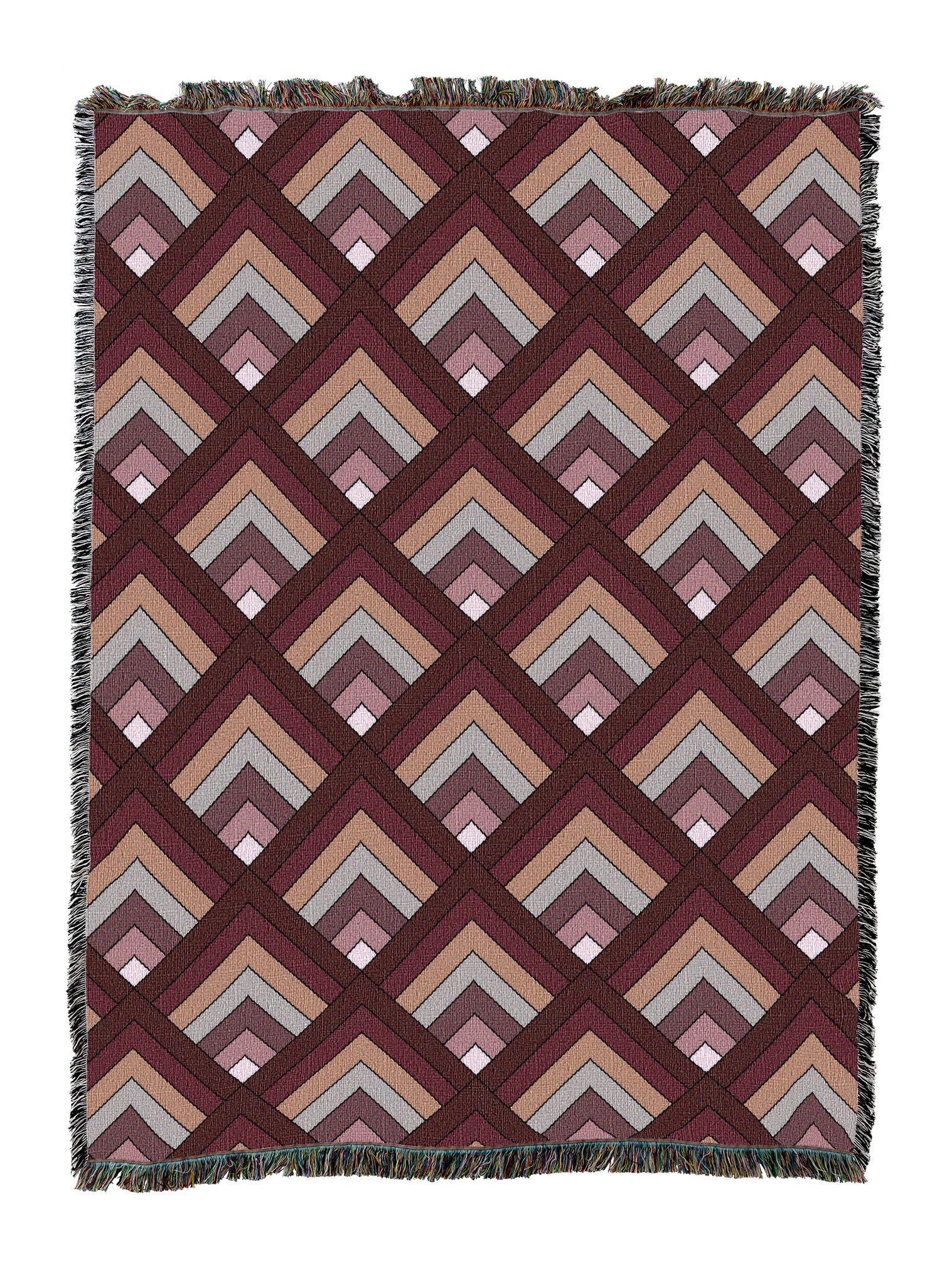Log Cabin Window Blanket