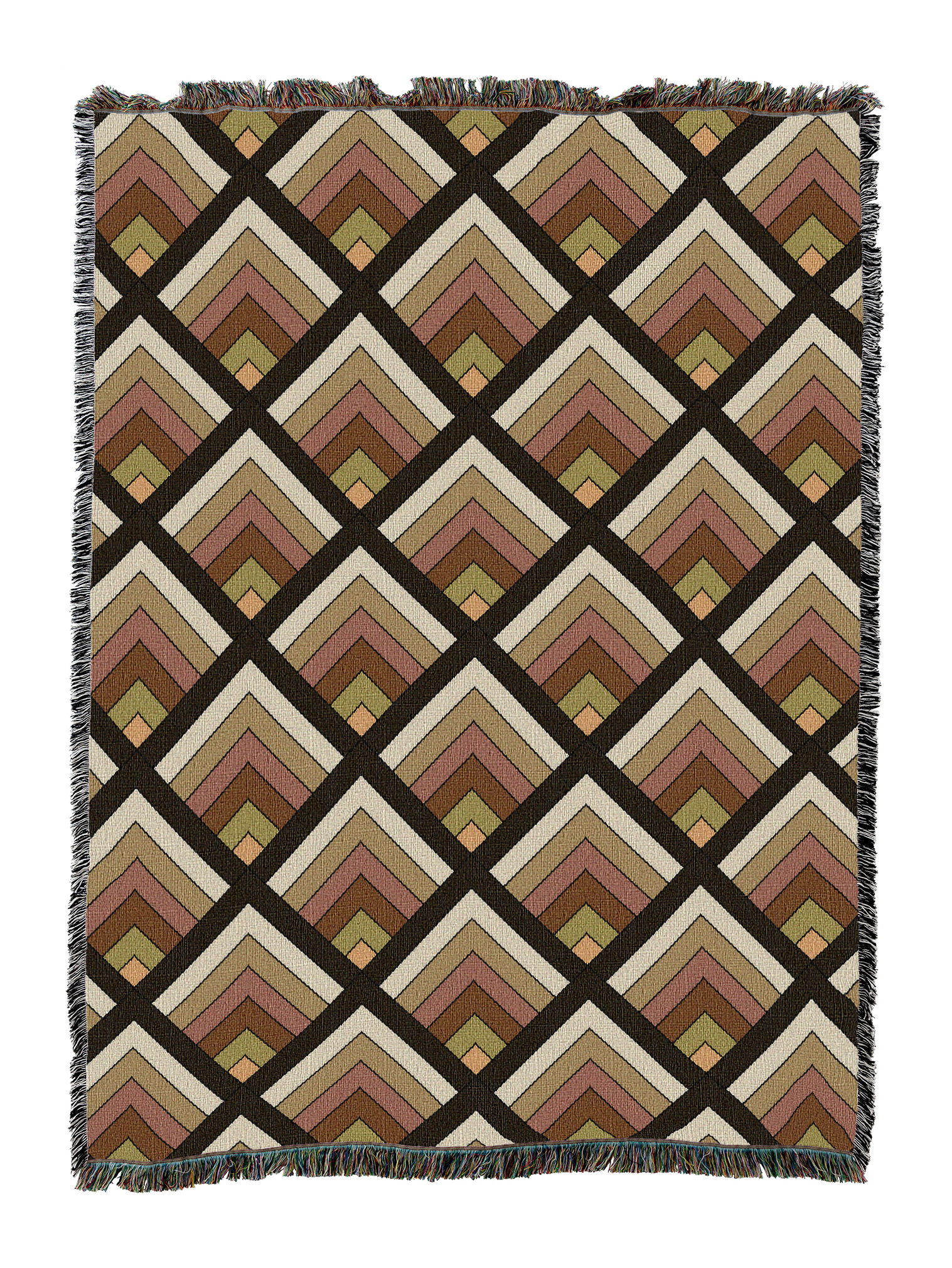 Log Cabin Window Blanket