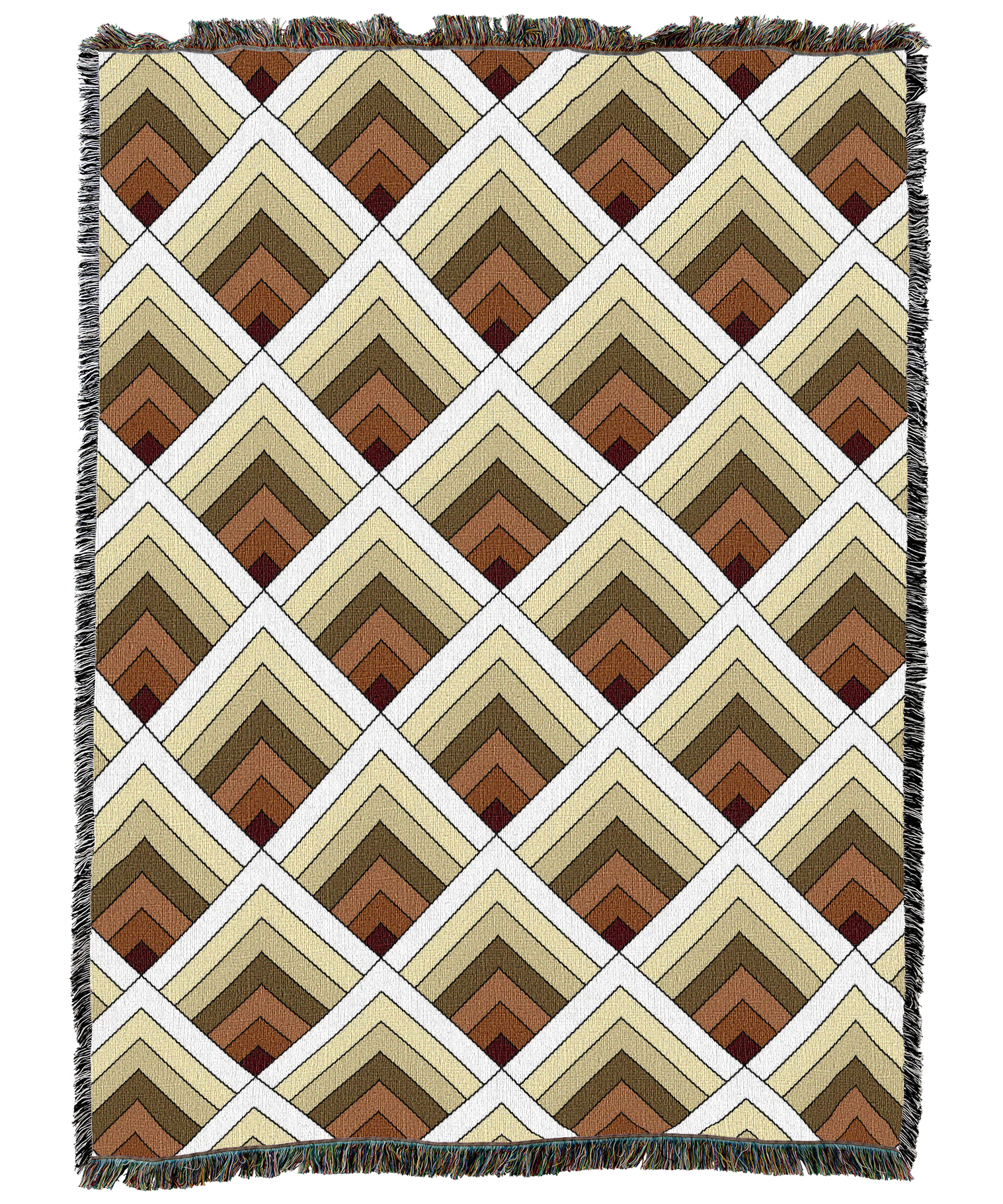 Log Cabin Window Blanket