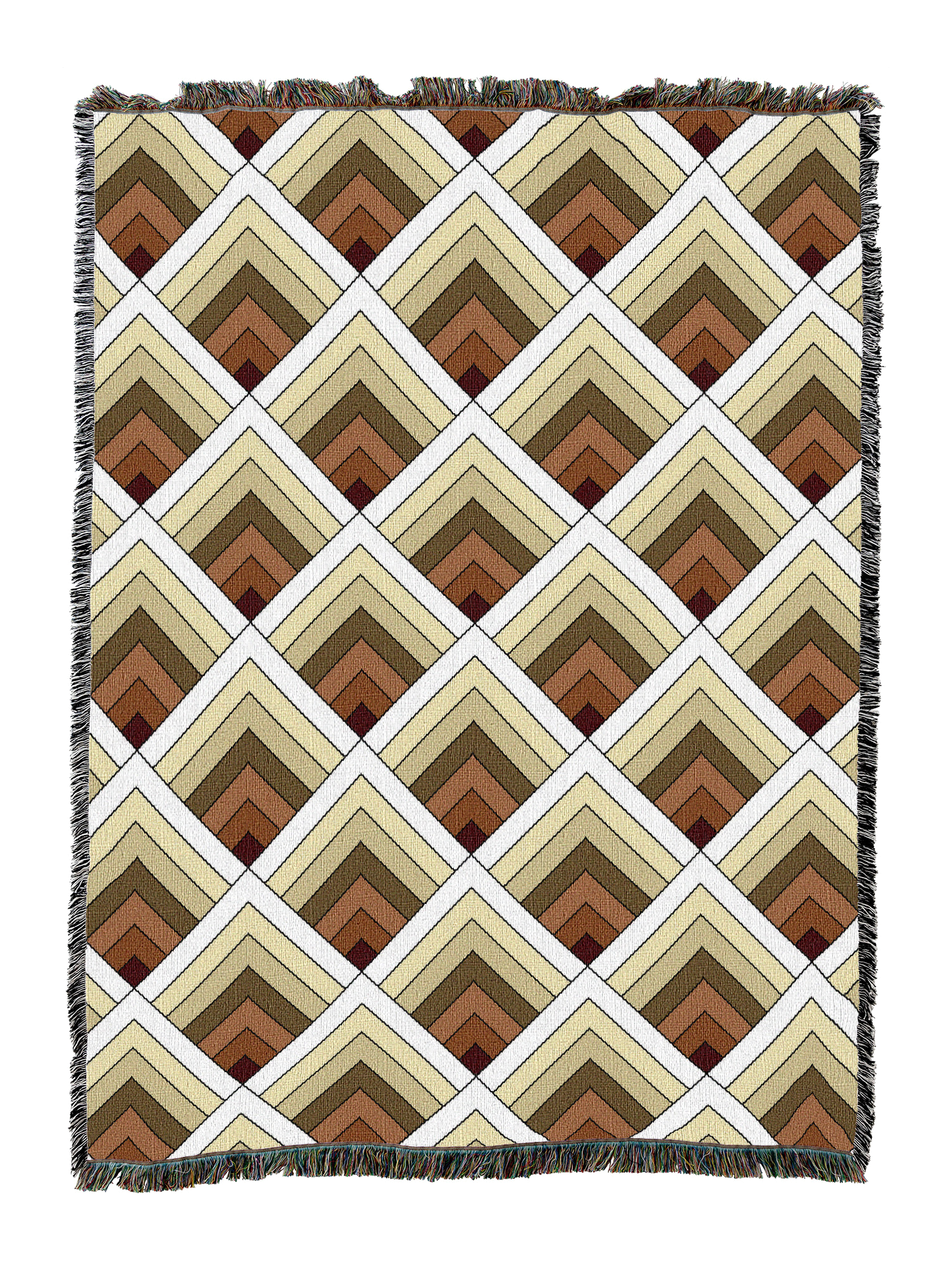 Log Cabin Window Blanket