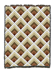 Log Cabin Window Blanket