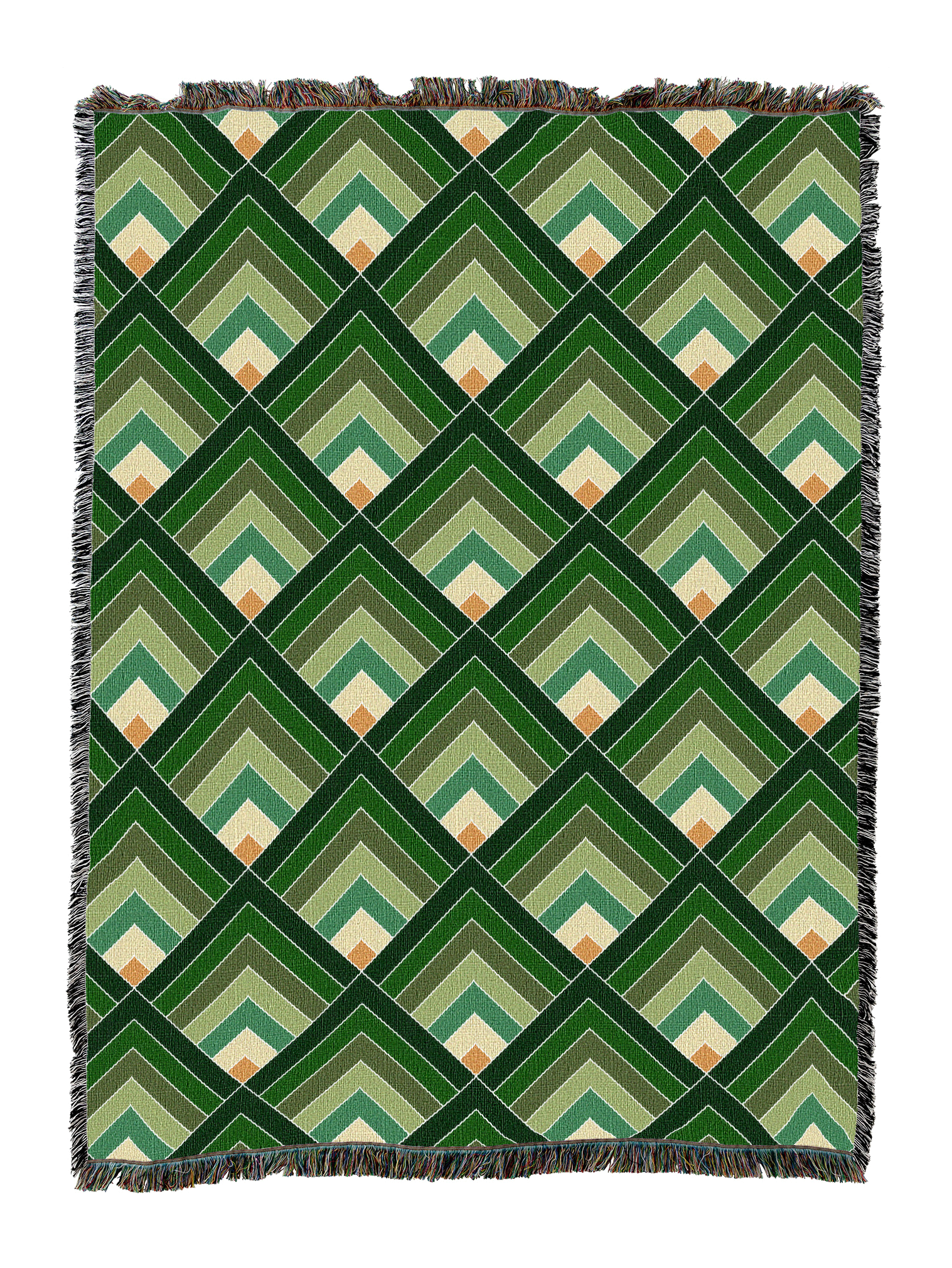 Log Cabin Window Blanket