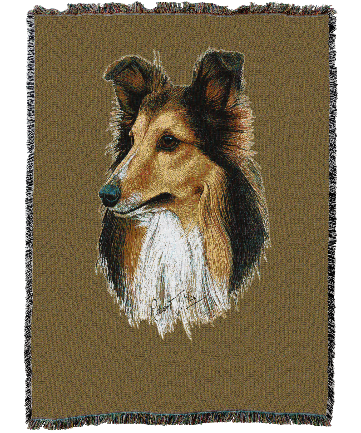 Shetland Sheepdog AKA Sheltie Blanket Sand