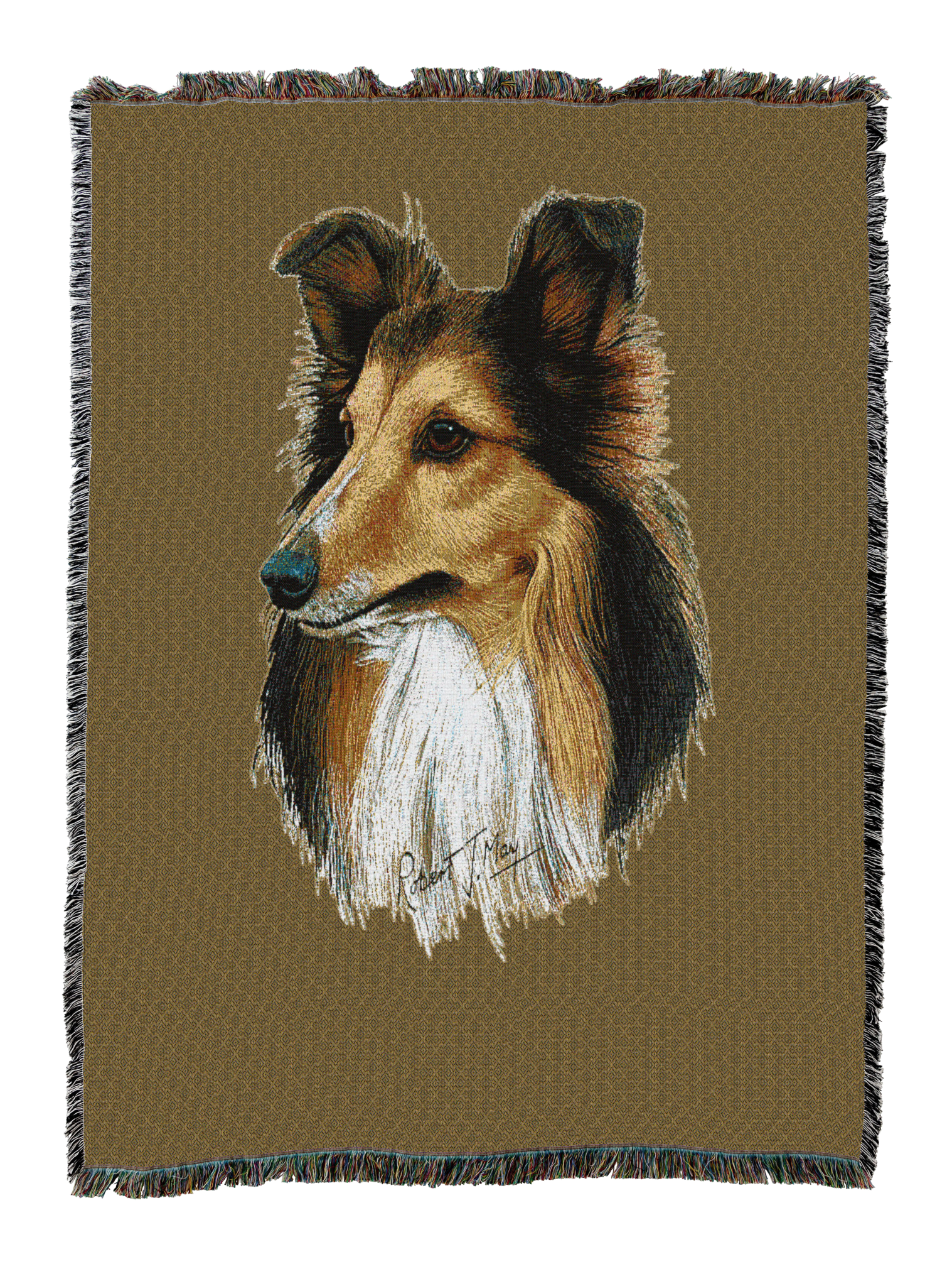 Shetland Sheepdog AKA Sheltie Blanket Sand