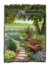 Tranquil Garden Blanket