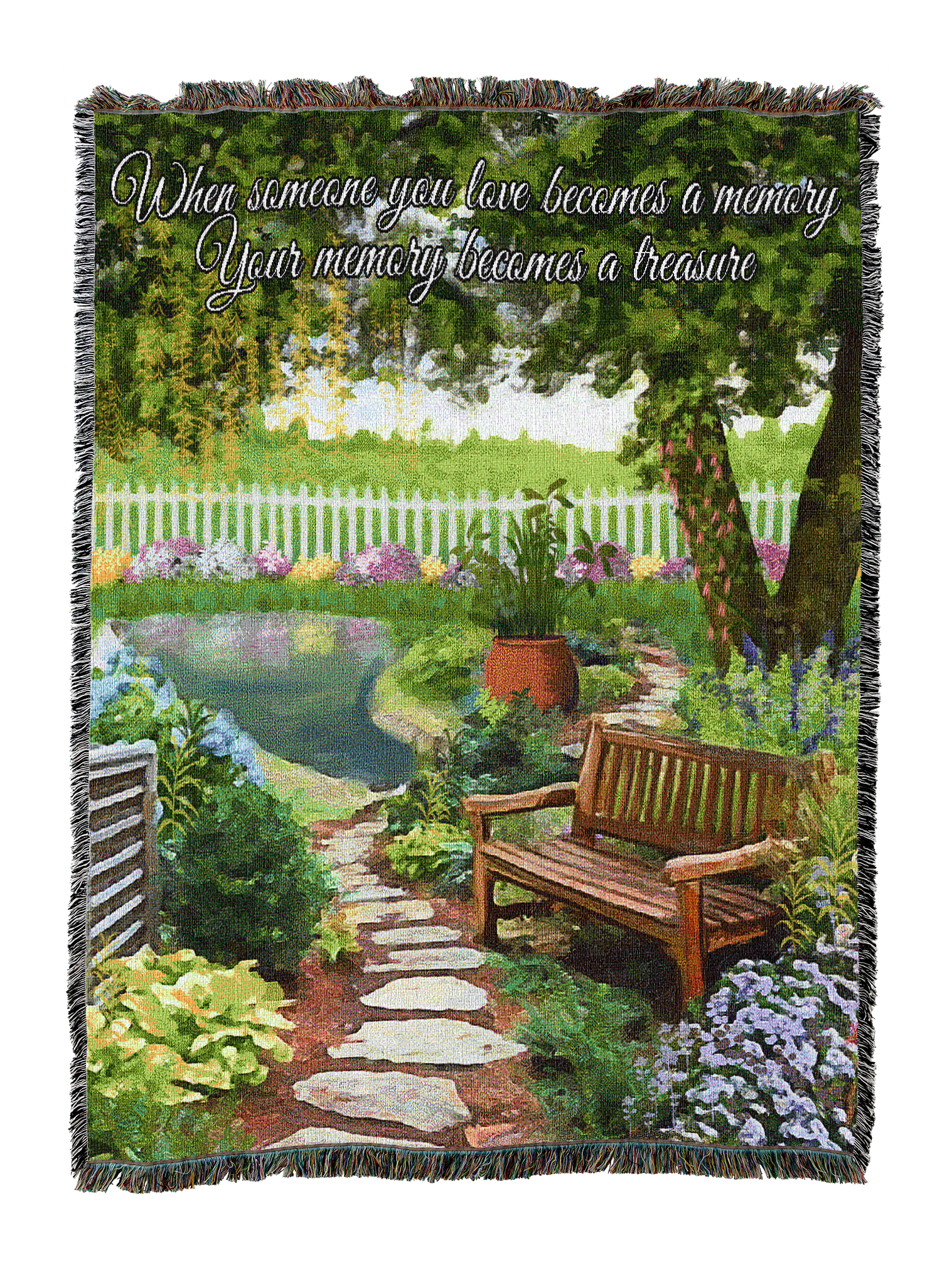 Tranquil Garden Blanket