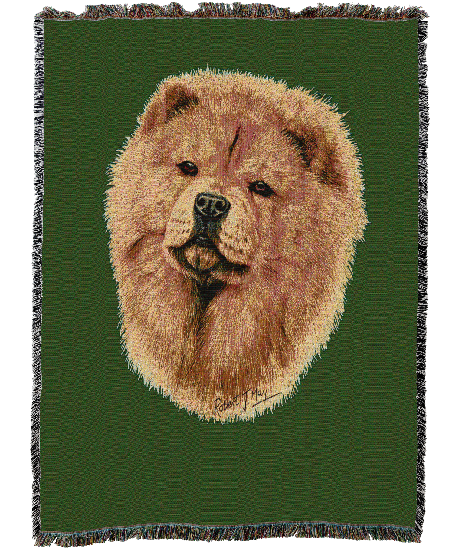 Chow Chow Blanket Green
