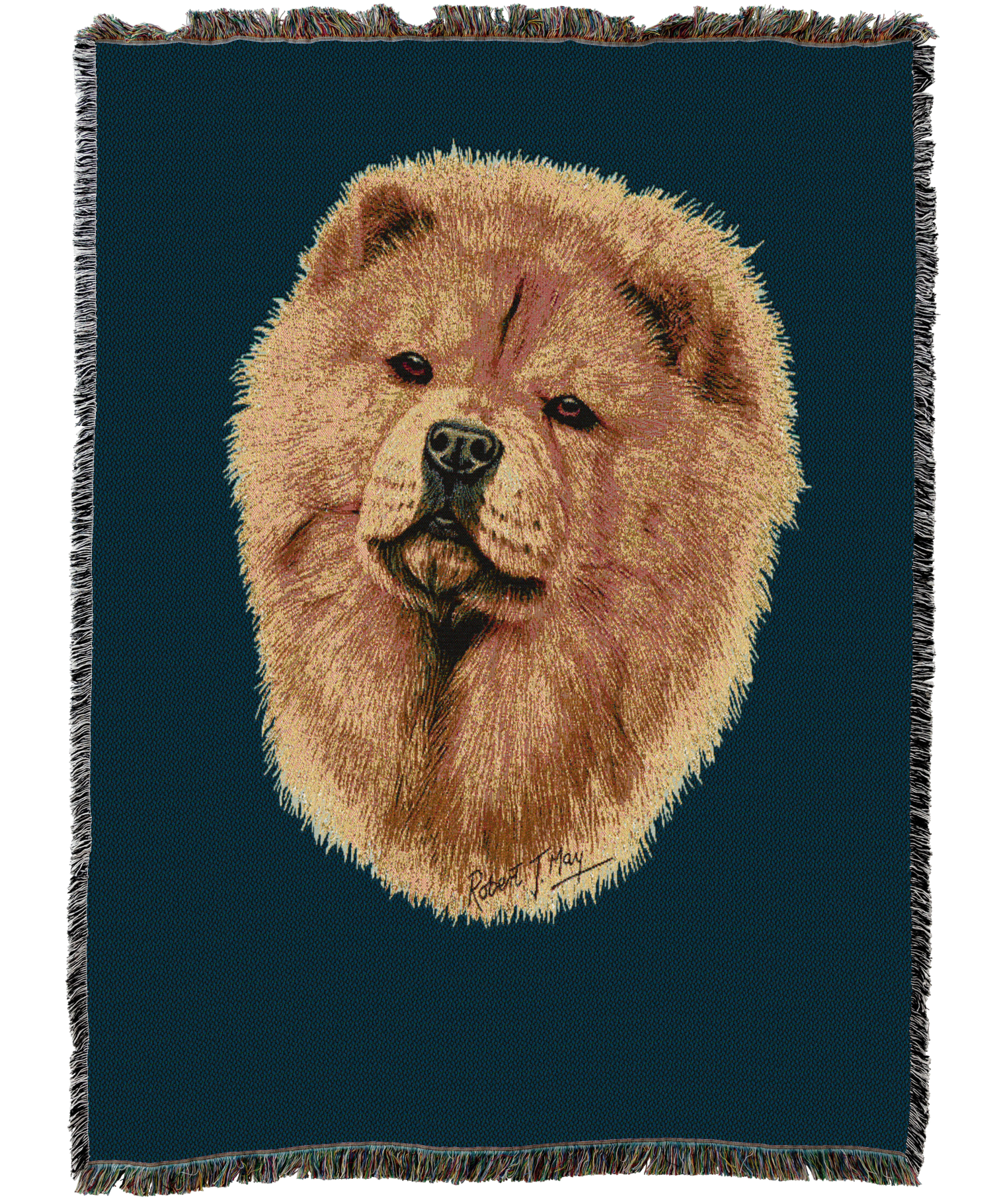 Chow Chow Blanket Blue