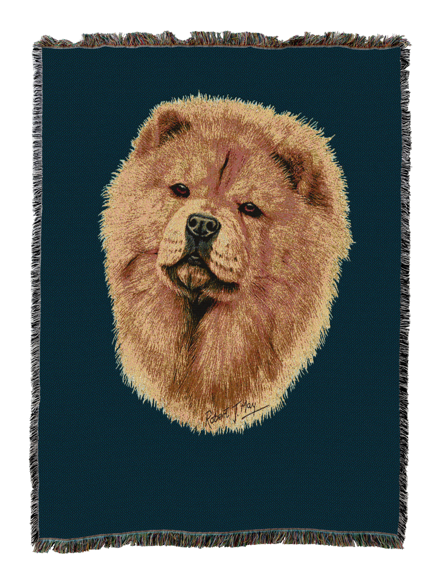 Chow Chow Blanket Blue
