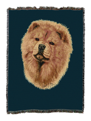 Chow Chow Blanket Blue