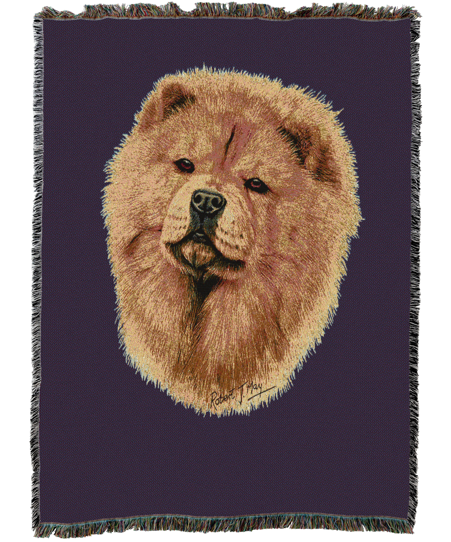 Chow Chow Blanket Purple