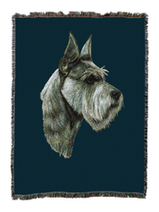 Schnauzer Blanket Blue