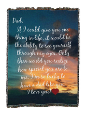 Dad Through My Eyes Blanket