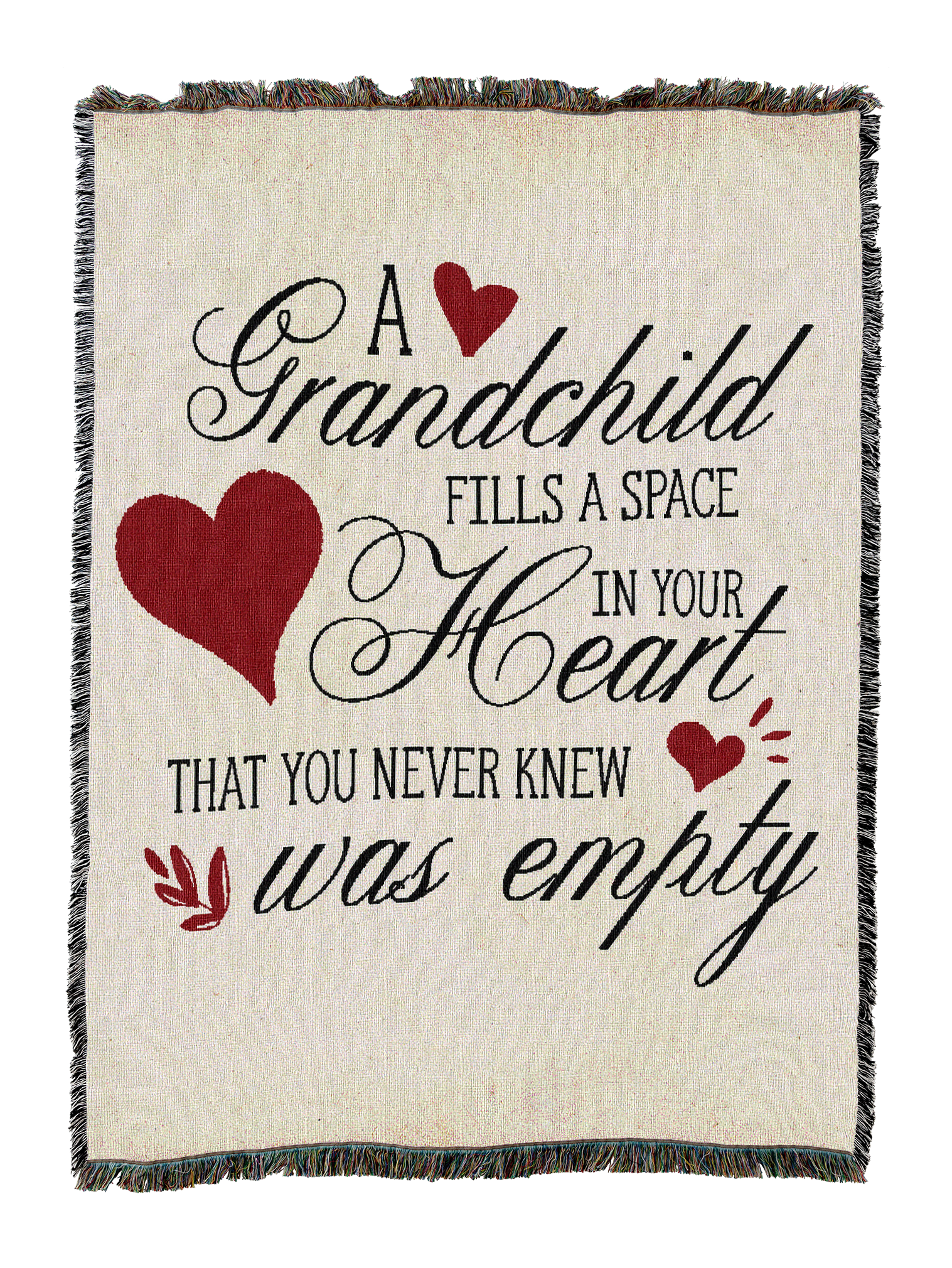 Grandchild Fills A Space Blanket
