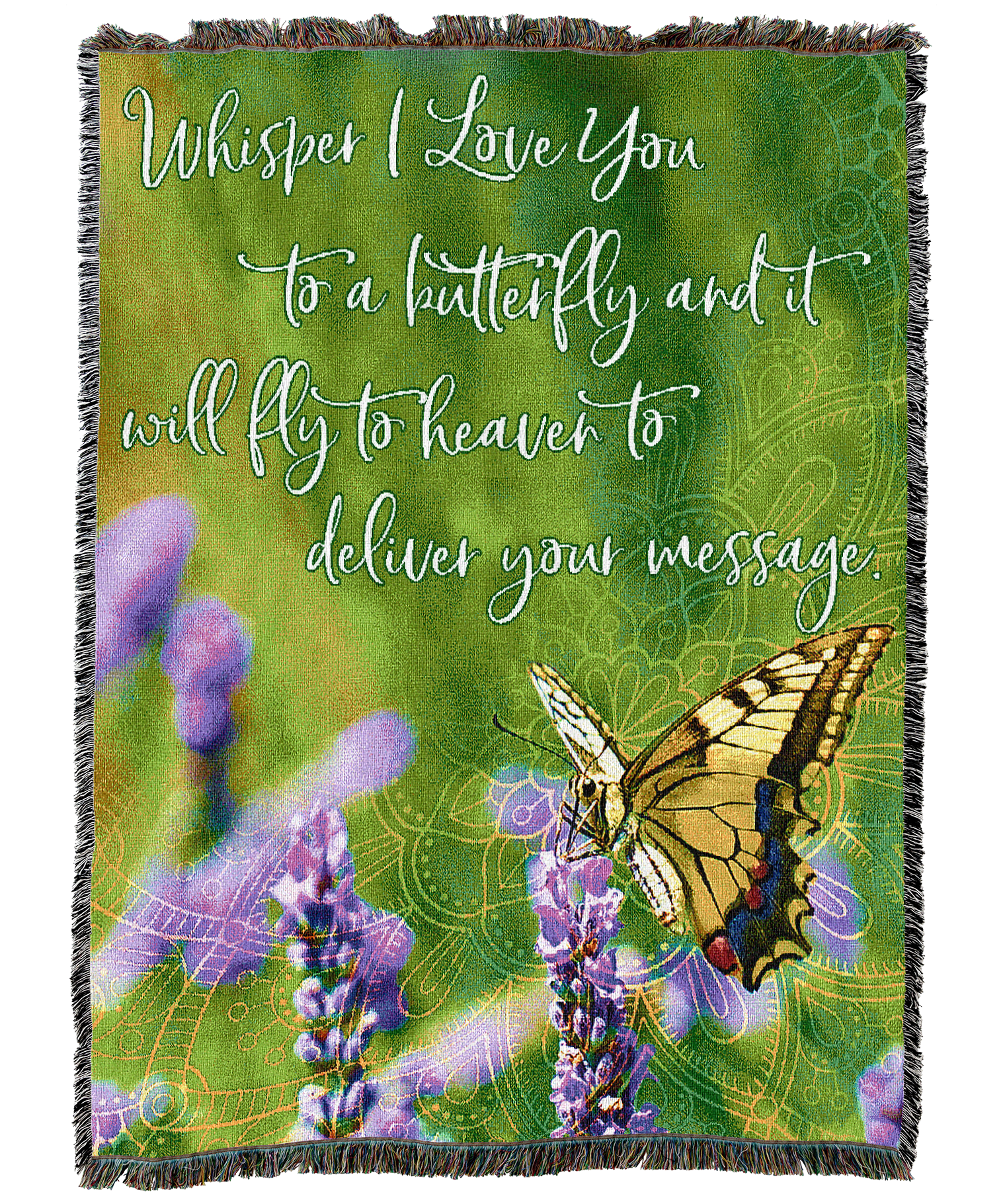 Whisper To A Butterfly Blanket