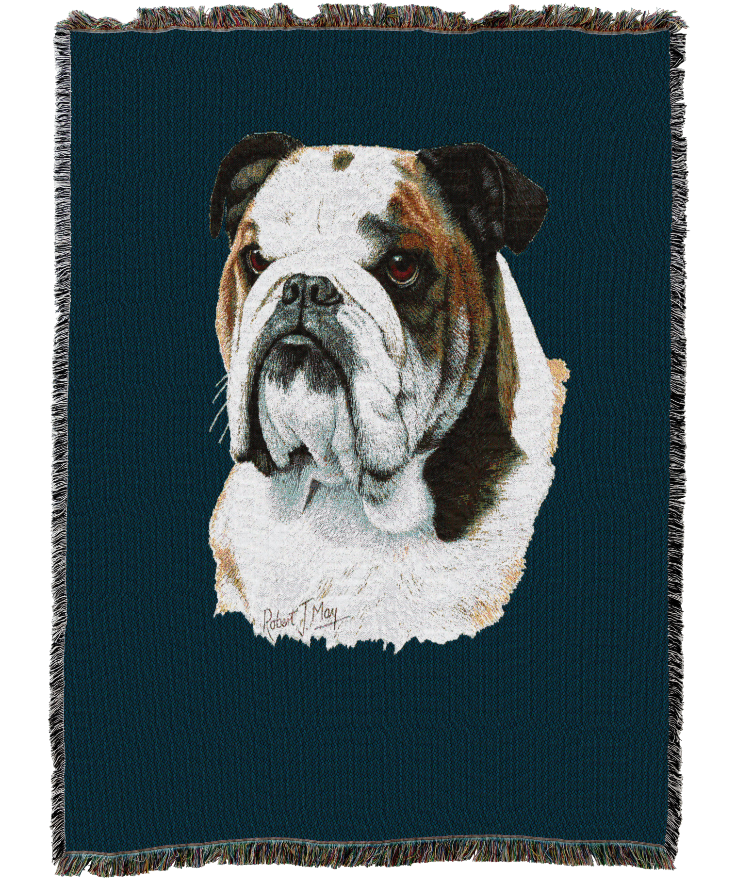 Bulldog Blanket Blue