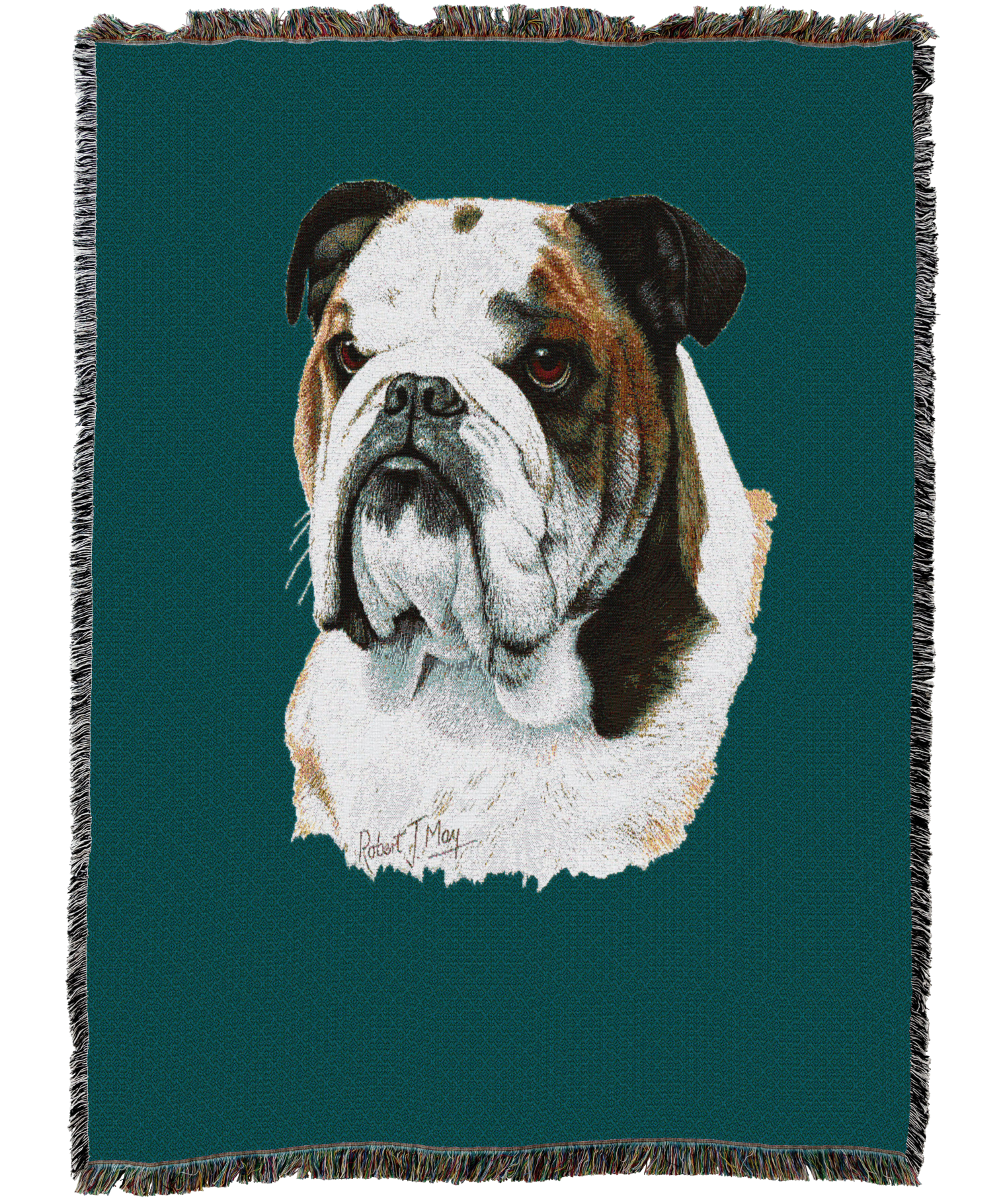 Bulldog Blanket Teal