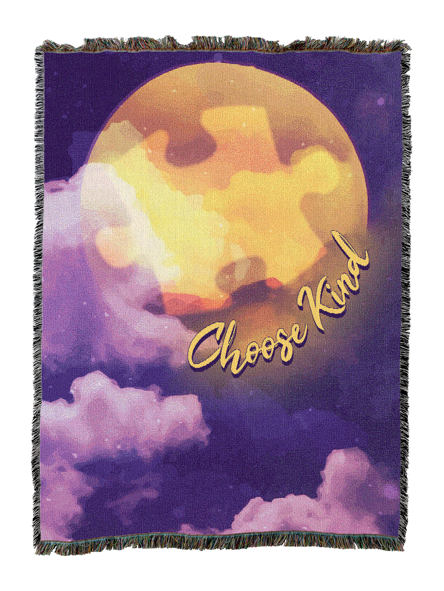 Choose Kind Moon Blanket