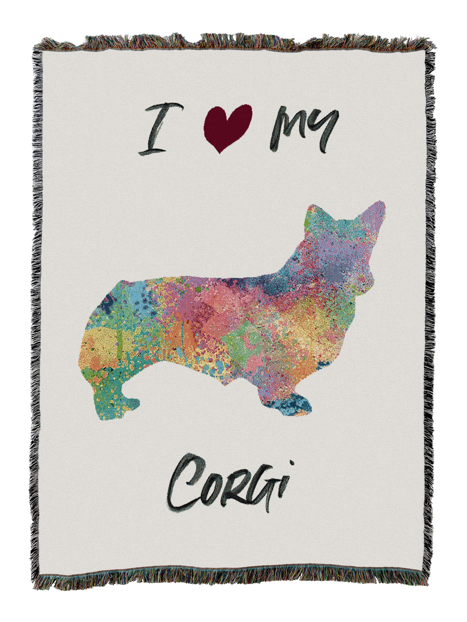 Splash Corgi Blanket