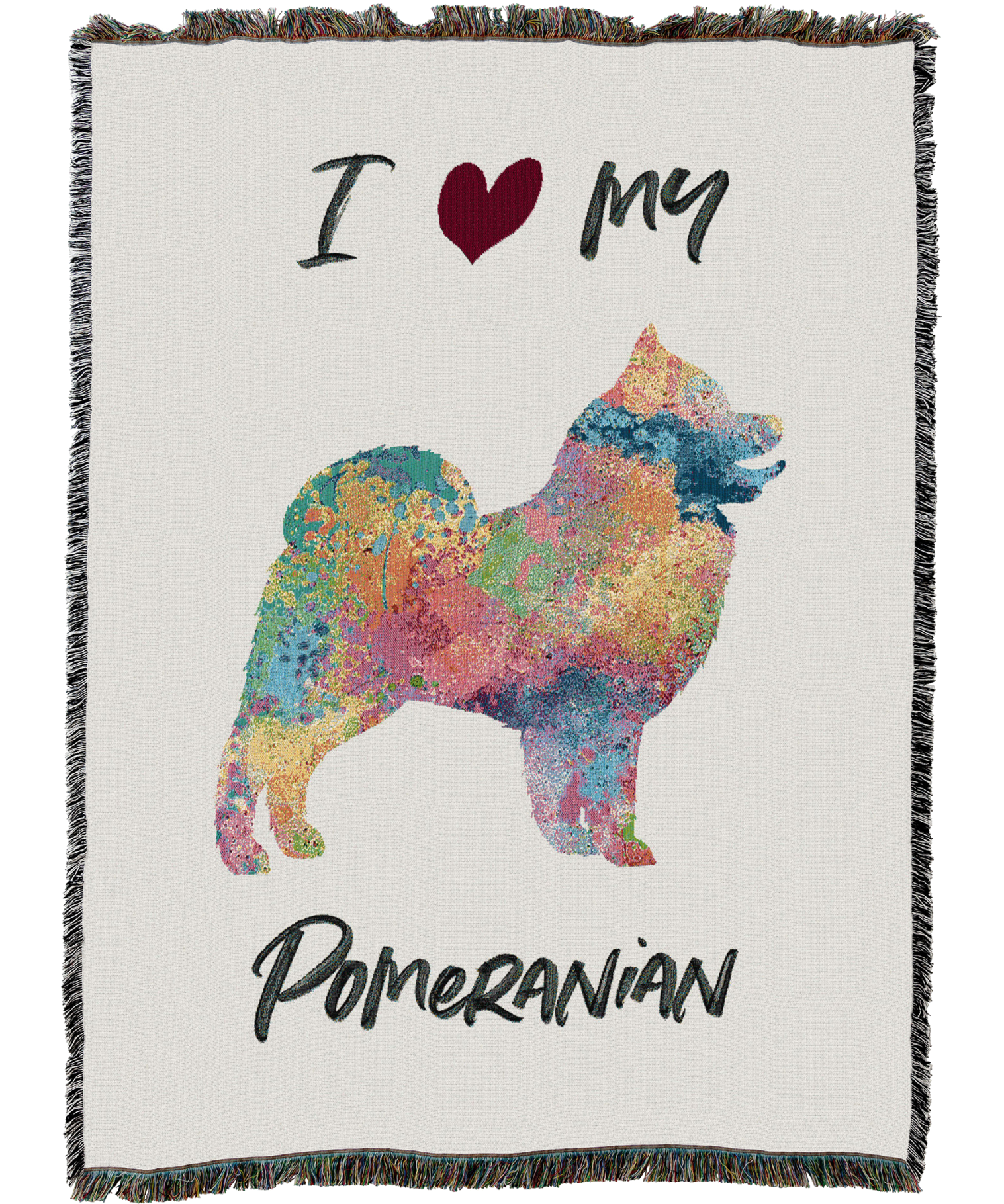 Splash Pomeranian Blanket