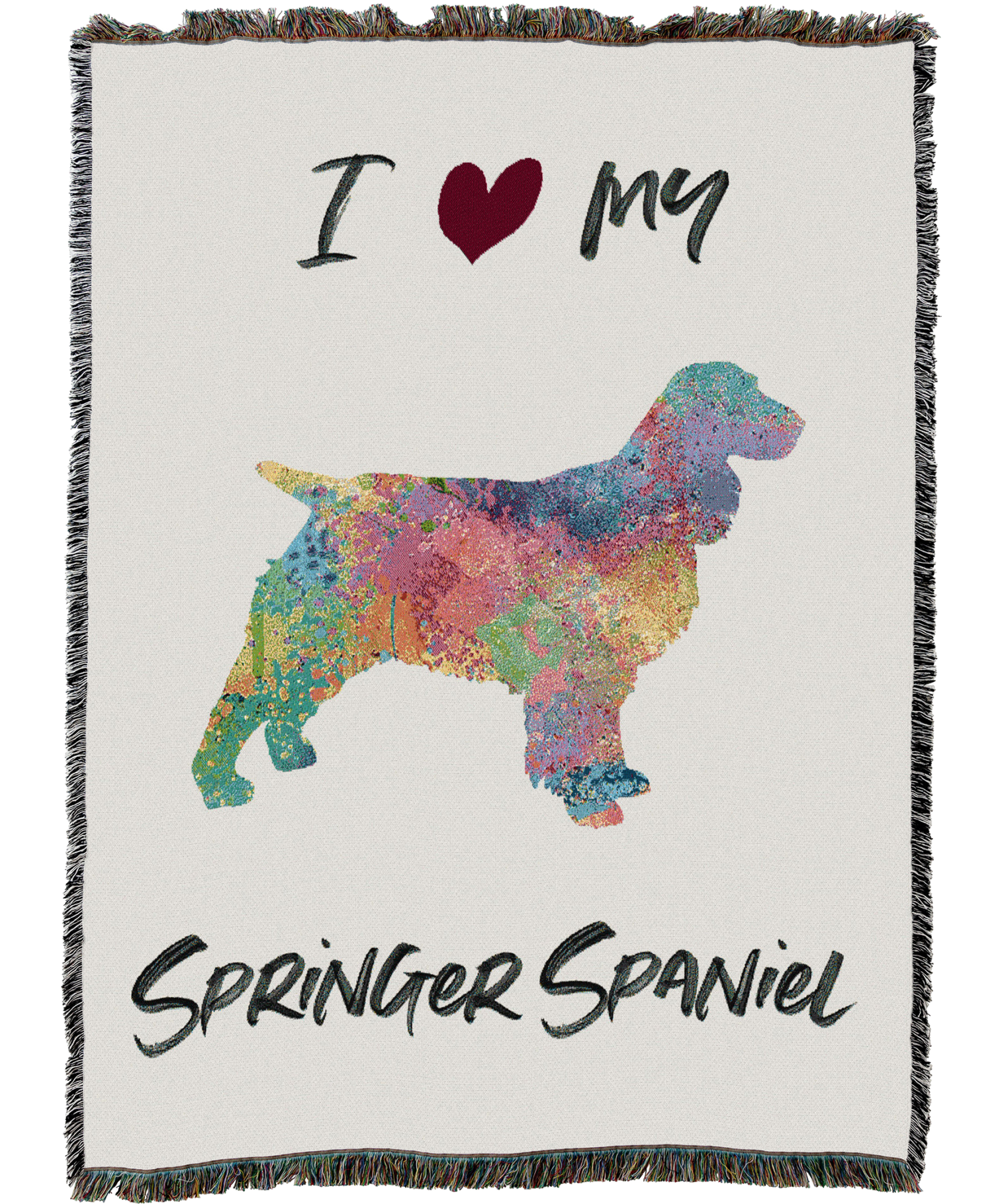 Splash Springer Spaniel Blanket