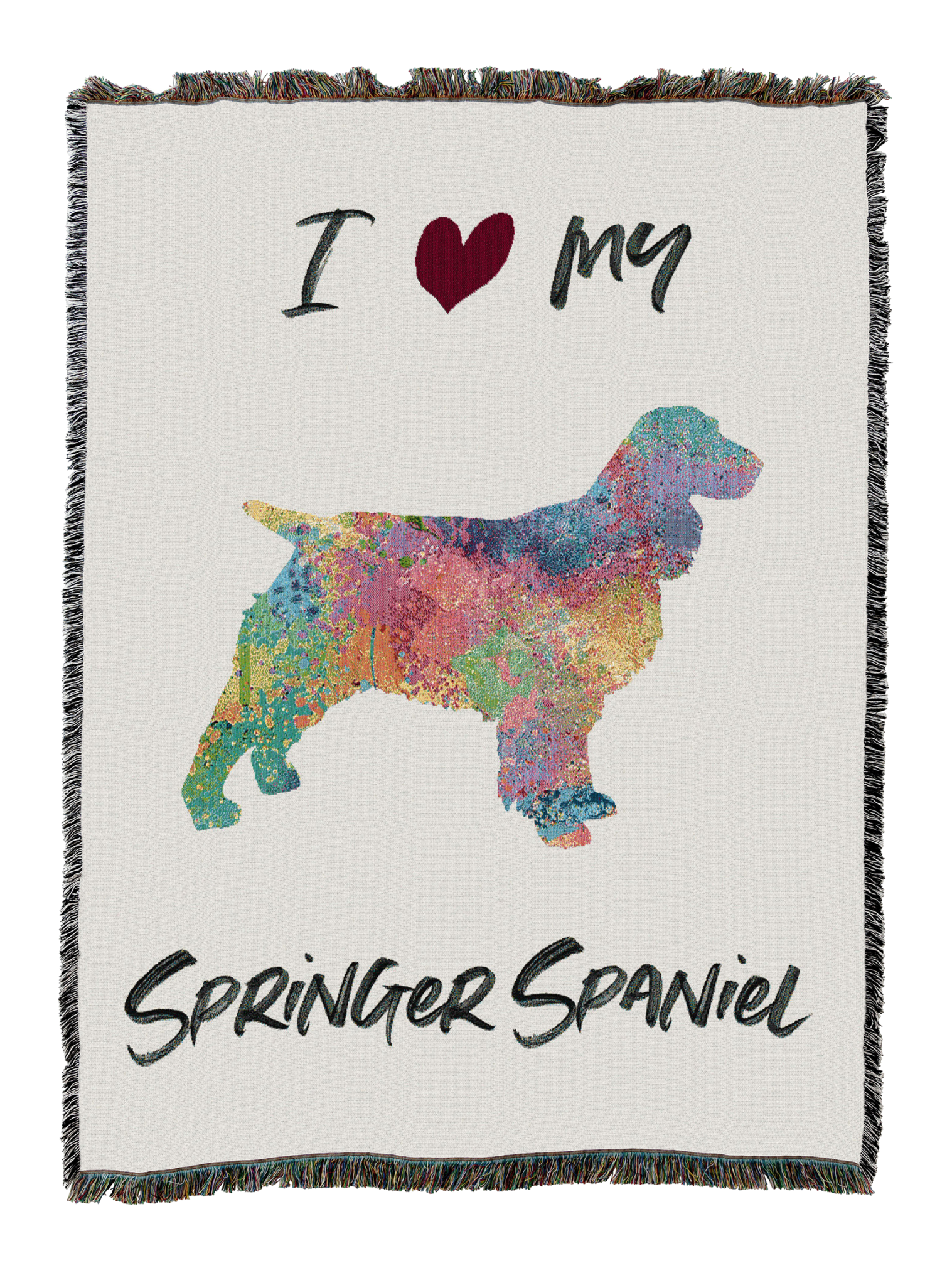 Splash Springer Spaniel Blanket