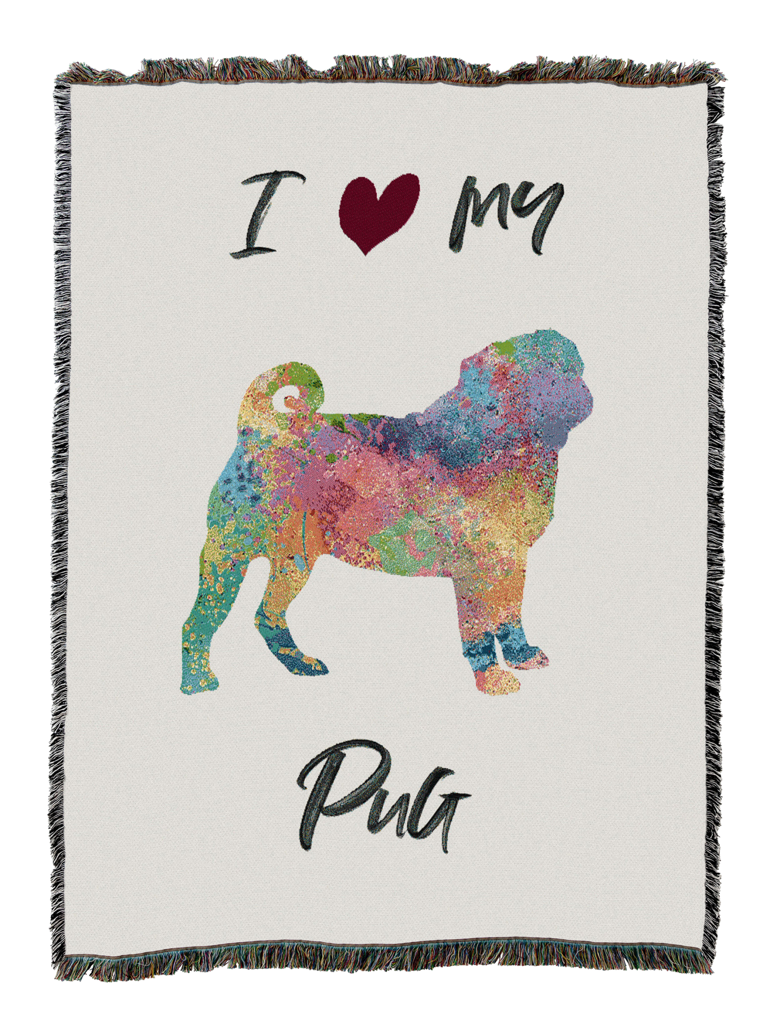 Splash Pug Blanket